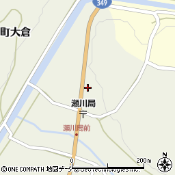 福島県田村市船引町大倉（上台）周辺の地図