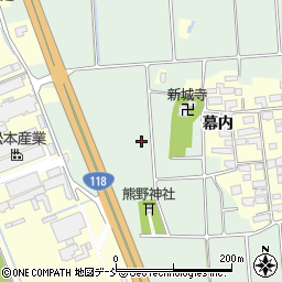 福島県会津若松市神指町幕内周辺の地図