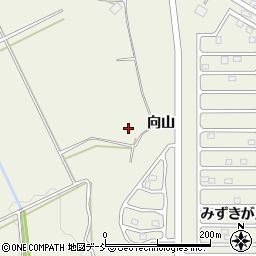 福島県本宮市岩根（向山）周辺の地図