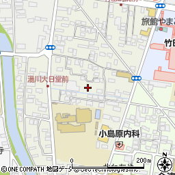 福島県会津若松市湯川町周辺の地図
