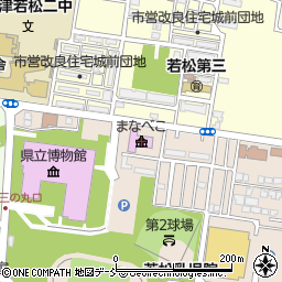 会津若松市歴史資料センター（まなべこ）周辺の地図