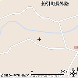 福島県田村市船引町長外路（北向）周辺の地図