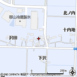 福島県本宮市荒井（沢田）周辺の地図