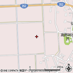 新潟県長岡市高野町周辺の地図