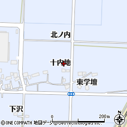 福島県本宮市荒井十内地周辺の地図