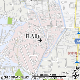 福島県会津若松市日吉町周辺の地図