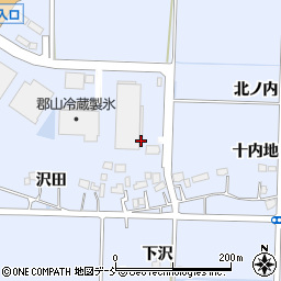 福島県本宮市荒井（〆取）周辺の地図