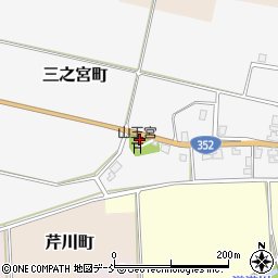 三之宮町公民館周辺の地図