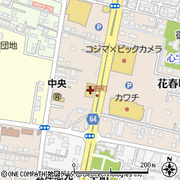 福島県会津若松市花春町2-47周辺の地図