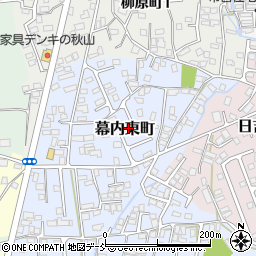 福島県会津若松市幕内東町周辺の地図