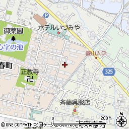 福島県会津若松市花春町9-45周辺の地図