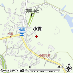 新潟県長岡市小貫周辺の地図