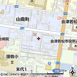 警察アパート周辺の地図