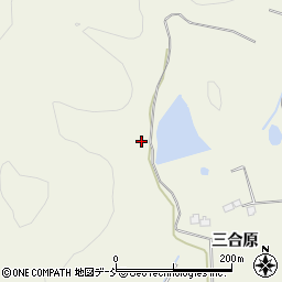 福島県本宮市岩根三合山周辺の地図