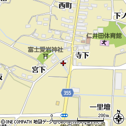 福島県本宮市仁井田富士内周辺の地図
