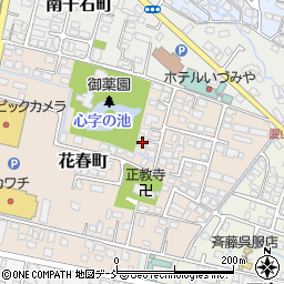 福島県会津若松市花春町9-3周辺の地図
