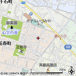 福島県会津若松市花春町9周辺の地図
