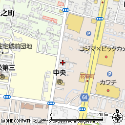 福島県会津若松市花春町2-10周辺の地図