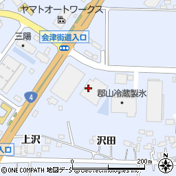 福島県本宮市荒井北ノ内周辺の地図