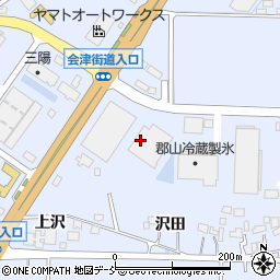 福島県本宮市荒井（北ノ内）周辺の地図