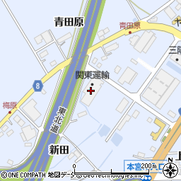 関東運輸周辺の地図
