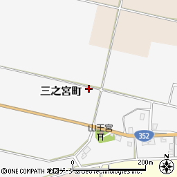 新潟県長岡市三之宮町周辺の地図