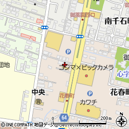 福島県会津若松市花春町2-30周辺の地図