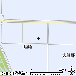 福島県浪江町（双葉郡）北幾世橋（垣角）周辺の地図