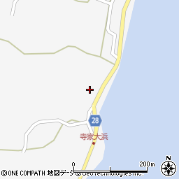石川県珠洲市三崎町寺家ヘ周辺の地図