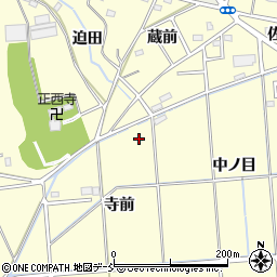 福島県双葉郡浪江町川添寺前周辺の地図