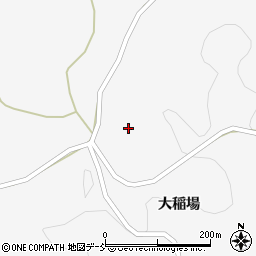 福島県田村郡三春町実沢大稲場周辺の地図