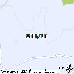 新潟県柏崎市西山町甲田周辺の地図
