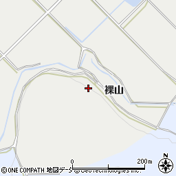 福島県本宮市青田裸山周辺の地図