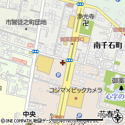 デニーズ会津花春店周辺の地図