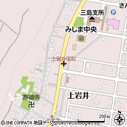 上岩井栄町周辺の地図