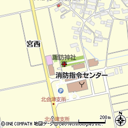 諏訪神社周辺の地図