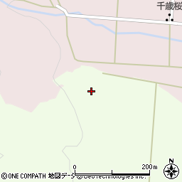 福島県会津美里町（大沼郡）雀林（鷺沢）周辺の地図