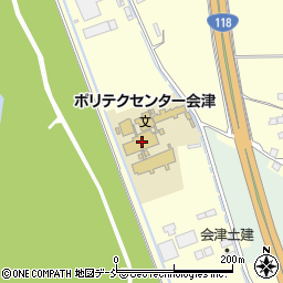 雇用・能力開発機構会津職業能力開発促進センター　開発援助課周辺の地図