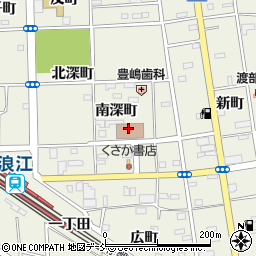 浪江郵便局集荷周辺の地図