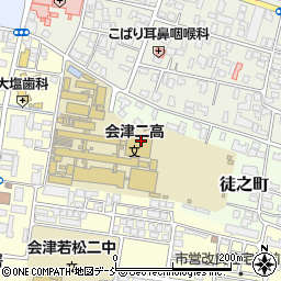 福島県会津若松市徒之町1周辺の地図