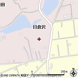 福島県浪江町（双葉郡）加倉（目倉沢）周辺の地図