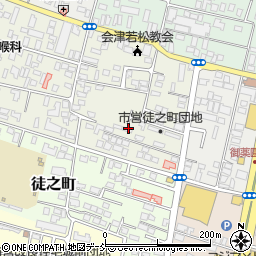 福島県会津若松市宮町8周辺の地図