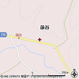 新潟県長岡市葎谷55周辺の地図