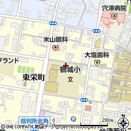 会津若松市立鶴城小学校周辺の地図
