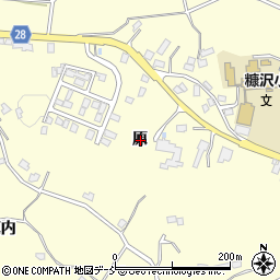 福島県本宮市糠沢原周辺の地図