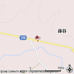 新潟県長岡市葎谷72周辺の地図