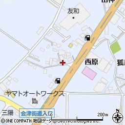 福島県本宮市荒井山神59-1周辺の地図