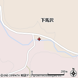 福島県田村市船引町横道下馬沢75周辺の地図