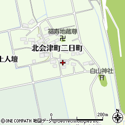 福島県会津若松市北会津町二日町858周辺の地図