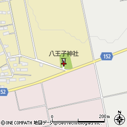 福島県会津若松市北会津町鷺林村東周辺の地図